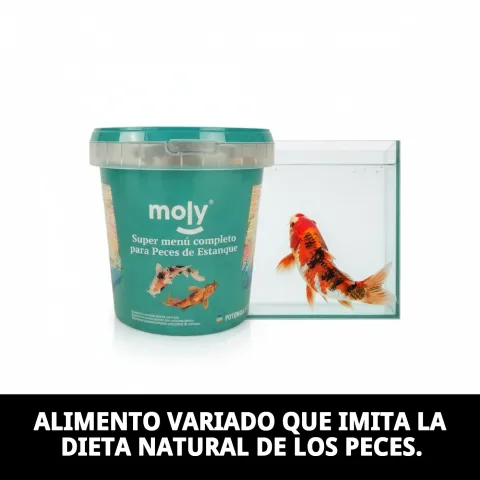 Détail du conditionnement MOLY Super-Menu Estanque sur La Tribu Animale