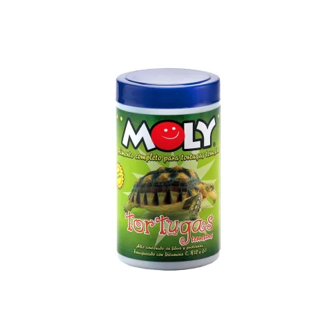 Detalle del contenido del alimento MOLY para tortugas terrestres