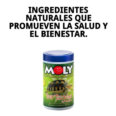 Presentación del producto MOLY Tortugas Terrestres en bote de 250 ml