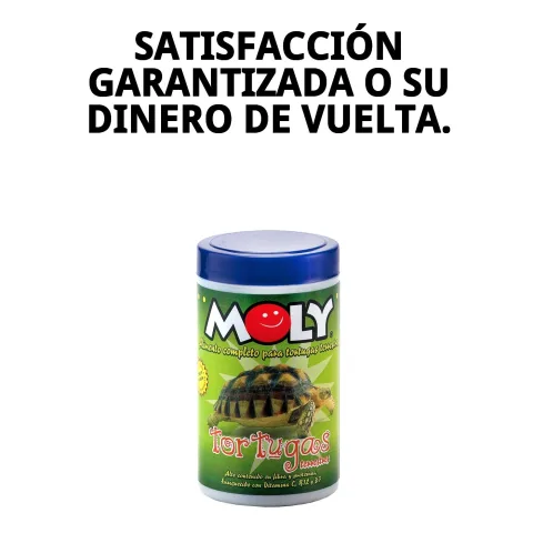 Comparativa de tamaños de los botes MOLY para tortugas terrestres