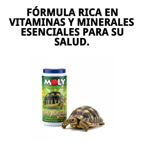 Alimento MOLY para tortugas con mezcla de frutas y verduras