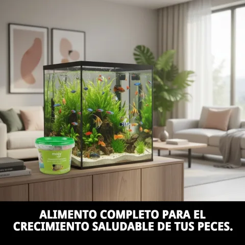 Aliment riche en protéines MOLY TROPICALES pour poissons tropicaux