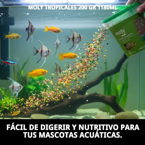 Aliment MOLY TROPICALES pour poissons tropicaux en grand format