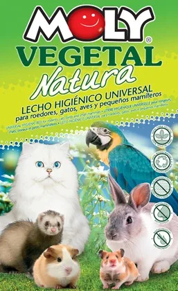 Détail texture et composition naturelle du substrat Moly Vegetal Natura