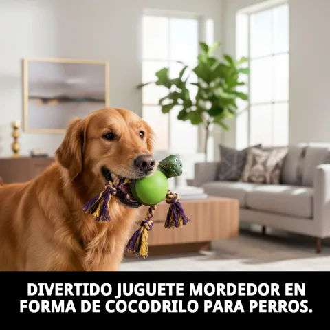 Détail de la texture du mordeur Crocodile Moly pour chiens