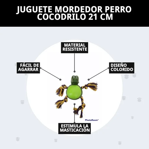 Mordeur Crocodile Moly pour hygiène dentaire canine