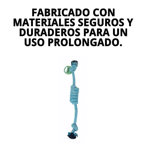 Mordedor dental resistente para higiene bucal canina