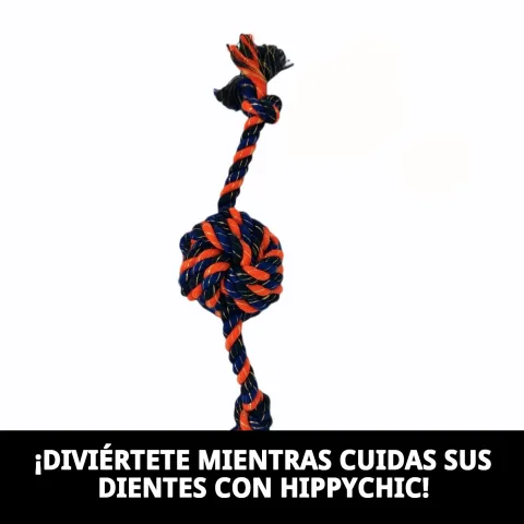 Balle robuste du mordeur Hippychic pour chiens actifs