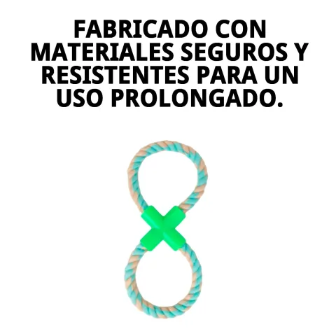 Textura resistente del mordedor Avocat de algodón natural