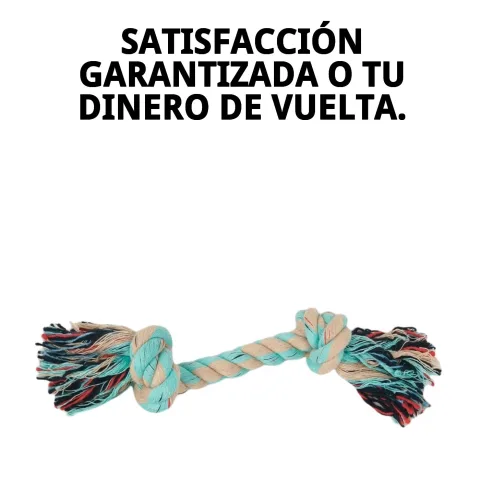 Mordedor ecológico de sisal natural para higiene dental canina