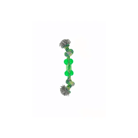 Détail de la texture résistante du mordeur TPR vert