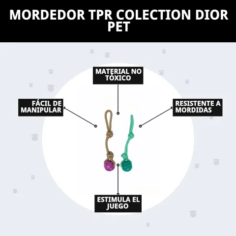 Emballage du jouet TPR Collection Dior Pet chez La Tribu Animale