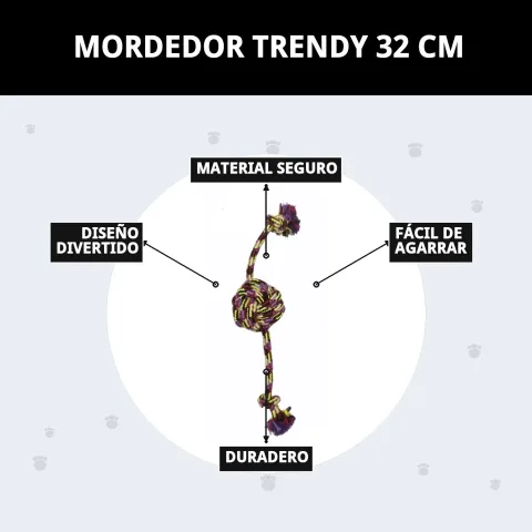 Présentation du mordeur Trendy 32 cm sur la boutique en ligne La Tribu Animale