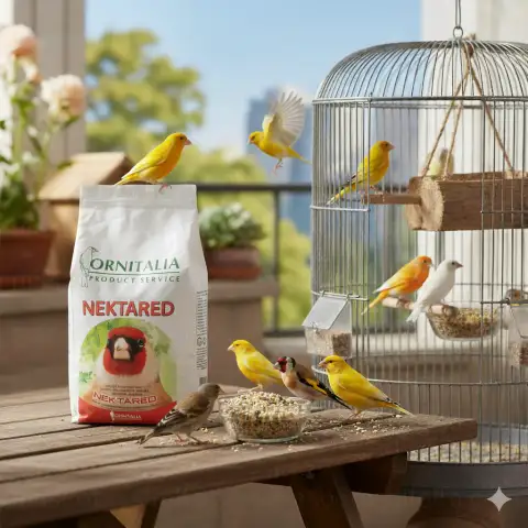 Gros plan sur graines de tournesol et millet dans le mélange NEKTARED GOLDFINCH