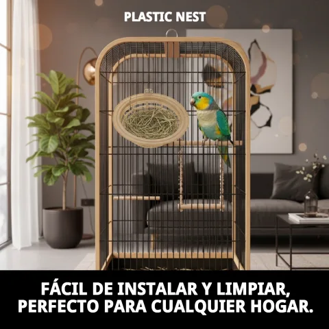 Nettoyage facile du nid plastique à l'eau