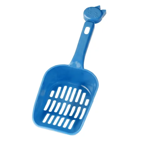Image détaillée du matériau plastique de la pelle hygiénique pour chats