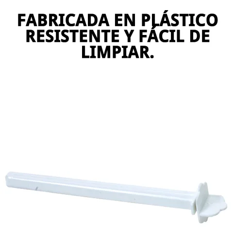 Vue latérale du palo court en plastique pour cages