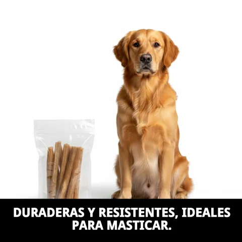Presentación del snack natural para cuidado dental canino