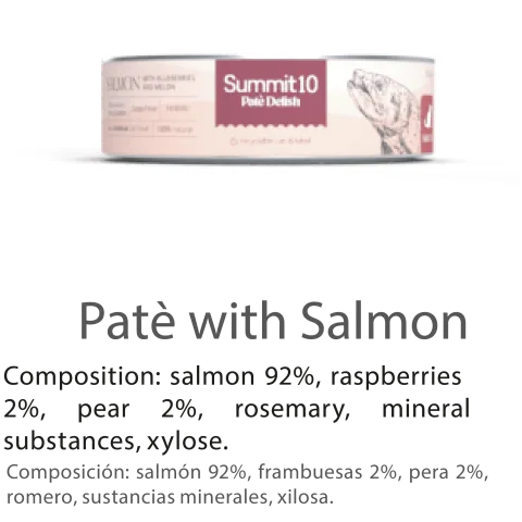 PATÉ DELISH WITH SALMON FOR CATS 85 GR