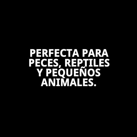 Acceso fácil para limpieza de la pecera