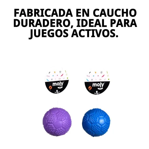 Detalle del mecanismo sonoro interno de la pelota para perros