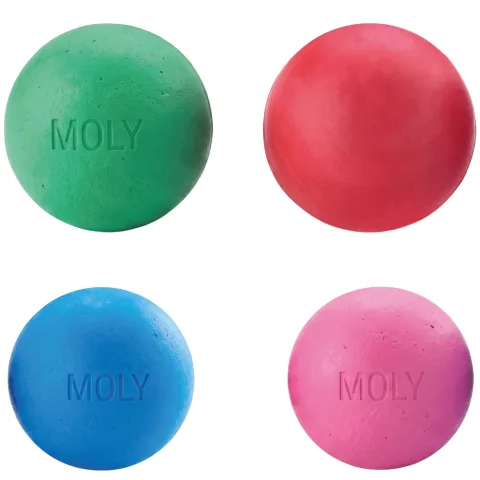 Pelota de caucho grande de 8 cm para perros pequeños y medianos