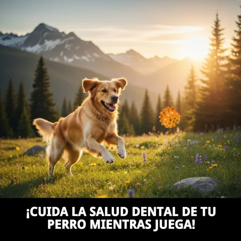 Pelota dental vinilo tamaño 8,5 cm para perros pequeños y medianos