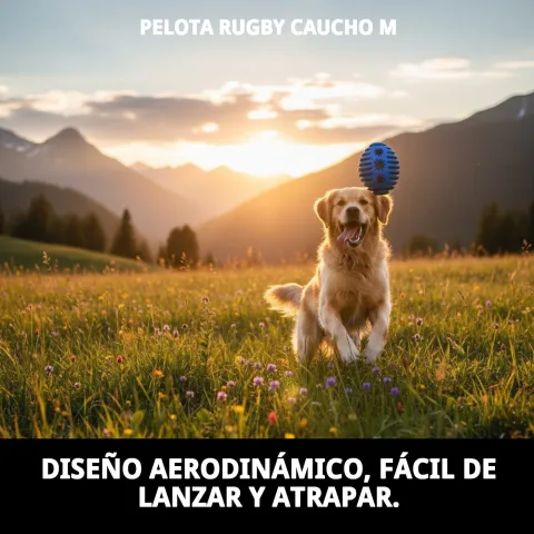Balle Rugby en Caoutchouc Taille M