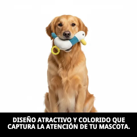 Peluche résistante et douce pour mastication légère chez chiens