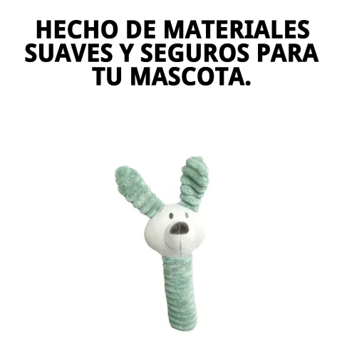 Détail de la texture douce du peluche Rabbit pour chiens