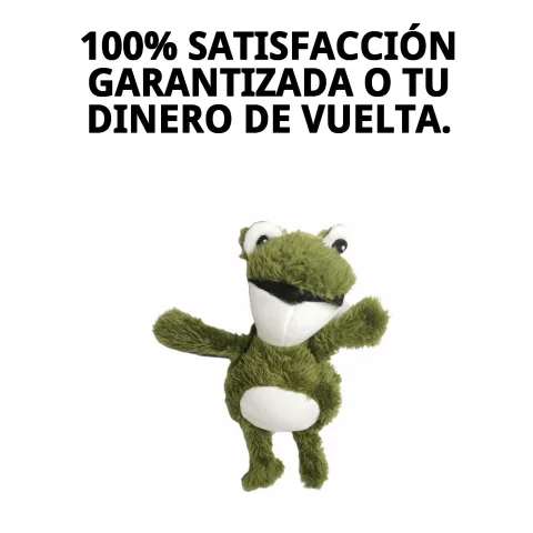 Peluche grenouille pour chiens sur fond blanc pour boutique en ligne La Tribu Animale