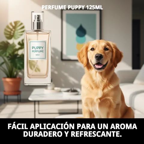 Perfume Puppy Moly en entorno de grooming profesional
