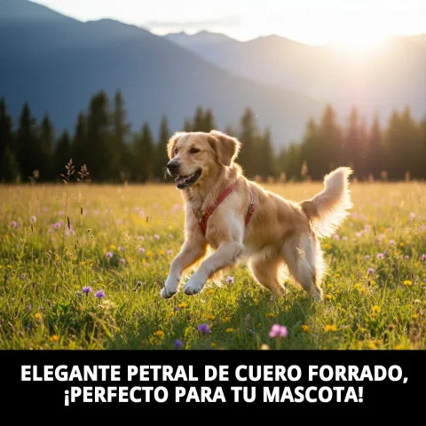 Cierre y ajuste ergonómico del petral cuero