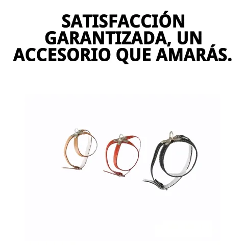 Empuñadura del petral cuero forrado para mejor control