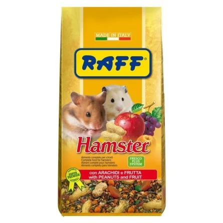 Raff Hamster 400 g – Alimentation Complète avec Cacahuètes et Fruits pour Hamsters