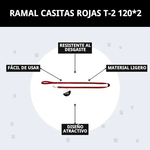 Ramal casitas rojas T-2 facile à nettoyer et entretenir
