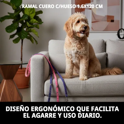 Comparativa tamaño y grosor del ramal para perros
