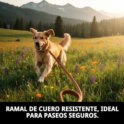 detalle del cuero resistente del ramal policía