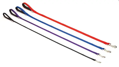 Detalle del mango acolchado ergonómico del ramal Moly
