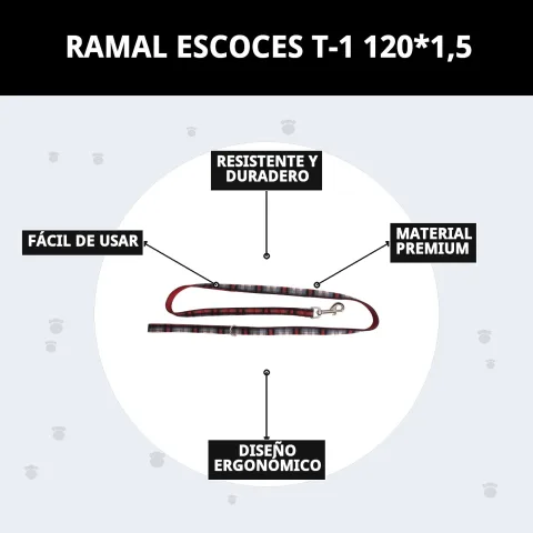 Ramal écossais T-1 finition de haute qualité