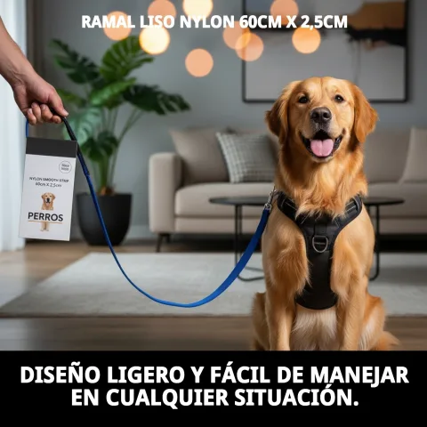 Ramal liso de nylon mostrando su textura lisa