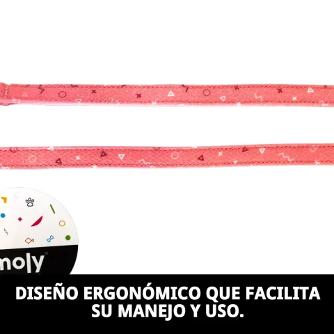 Vue latérale du ramal Moly Salmon T-1 avec fermeture métallique