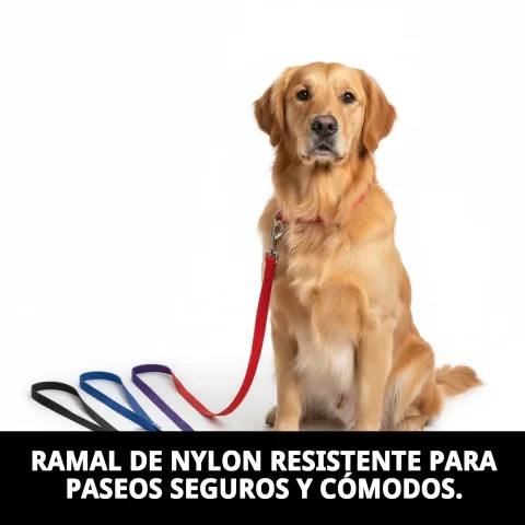 Ramal nylon liso colocado sobre fondo blanco