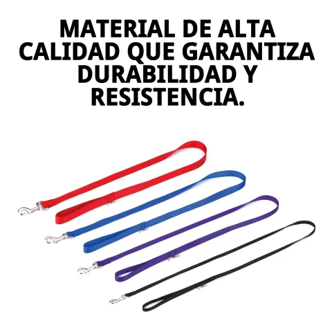 Vista lateral del ramal nylon liso mostrando su anchura
