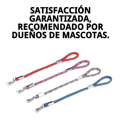 Ramal nylon redondo resistente a tirones para perros medianos