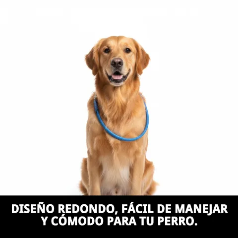 Ramal piel luxury redondo 120 cm enrollado para almacenamiento