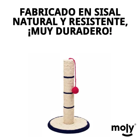 Balle en haut du griffoir poste en sisal pour chats