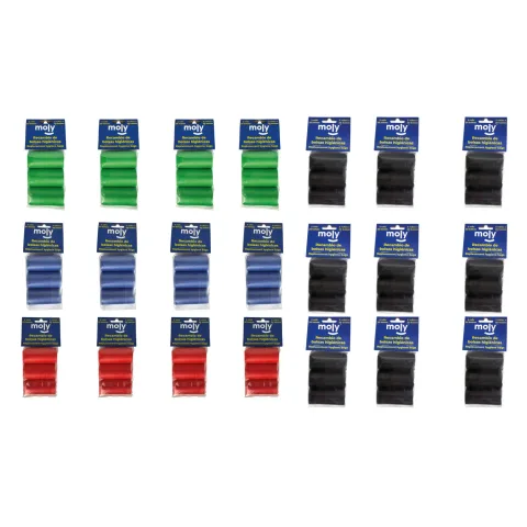 Bolsas resistentes y fáciles de separar en rollo compacto