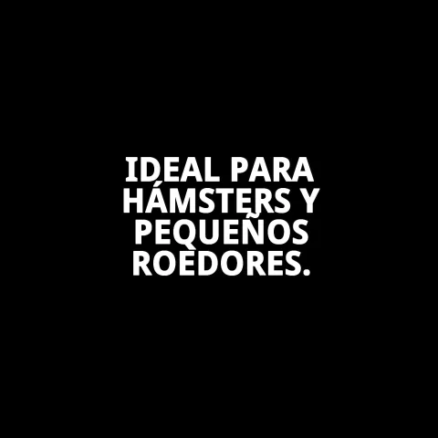 Ruleta para hámster con estructura segura y sin partes expuestas