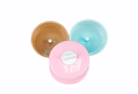 RULETA HAMSTER 14.5cm PLASTICO CERRADA